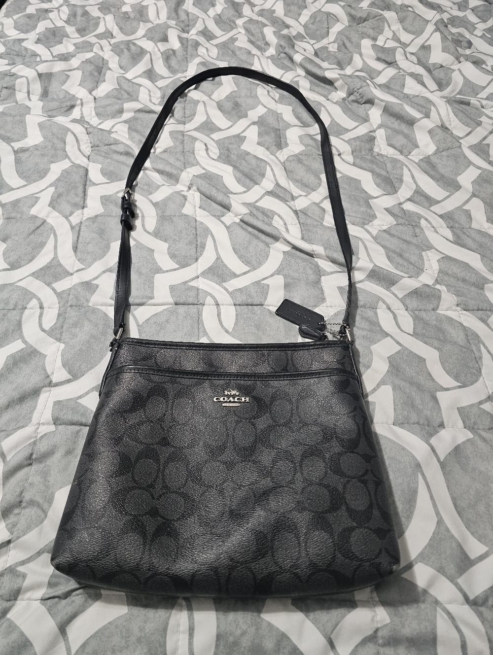 Coach Black Signature Crossbody Bag